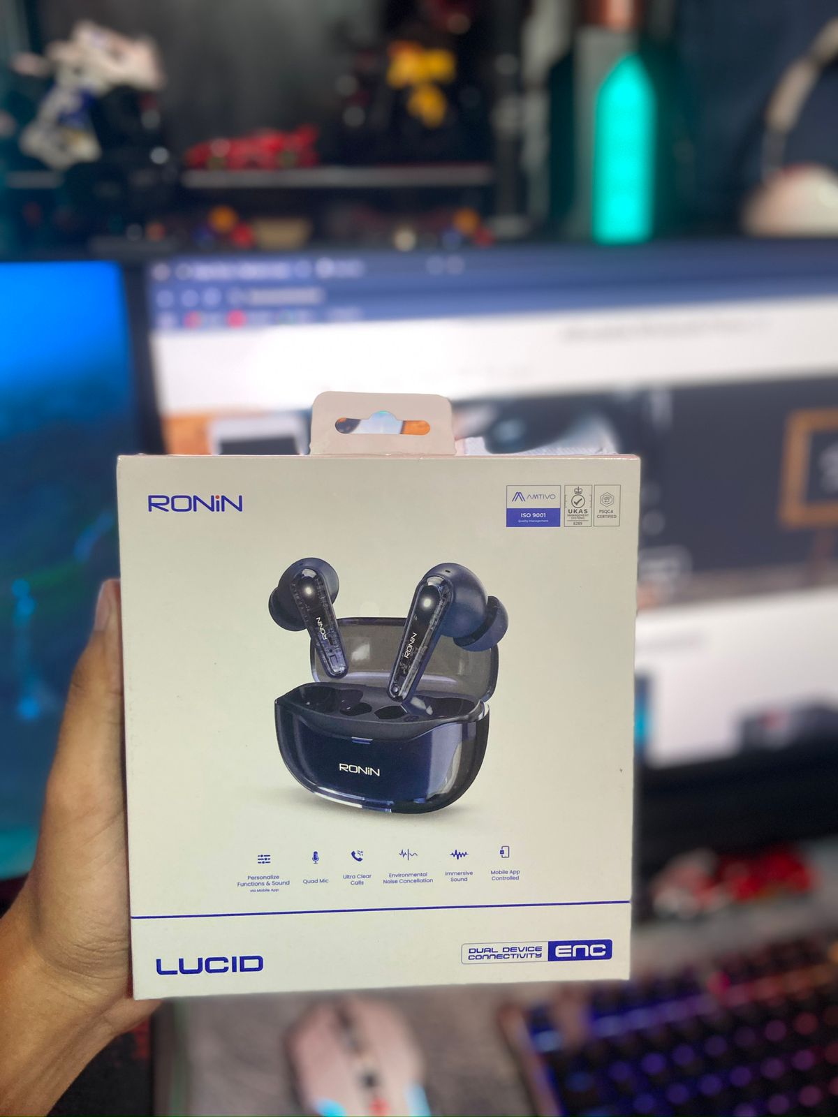 Lucid Earbuds ENC Quad Mic Calling